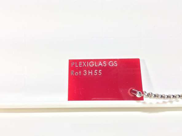 Красное оргстекло Плексиглас 3Н55. PLEXIGLAS® GS Green 3Н55 (