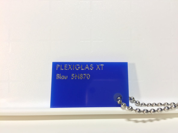 Синее непрозрачное оргстекло Плексиглас 5N870